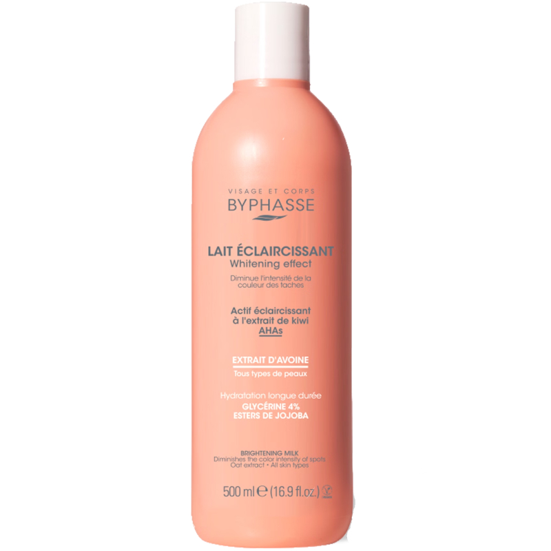 BYPHASSE LECHE ACLARANTE EFECTO BLANQUEADOR CON EXTRACTO DE AVENA 500ML