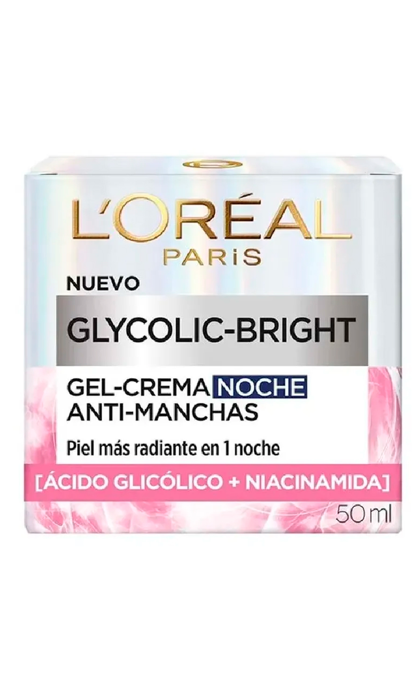LOREAL GLYCOLIC CREMA FACIAL NOCHE 50ML - Imagen 2