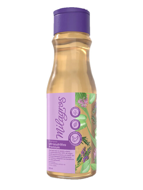 MILAGROS SHAMPOO ULTRANUTRITIVO PREMIUM 450ML