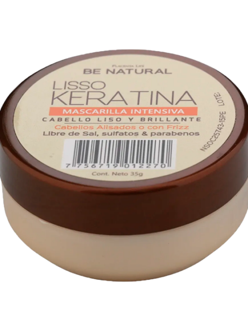 BE NATURAL MASCARILLA LISSO KERATINA 35GR
