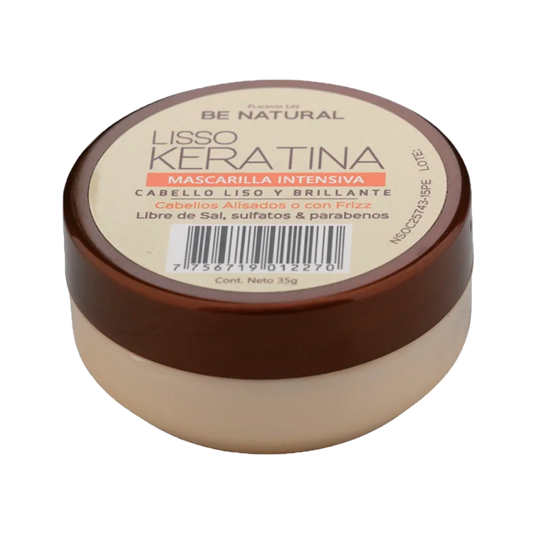 BE NATURAL MASCARILLA LISSO KERATINA 35GR