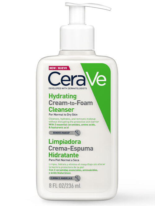 CERAVE LIMPIADORA CREMA ESPUMA HIDRATANTE 236ML