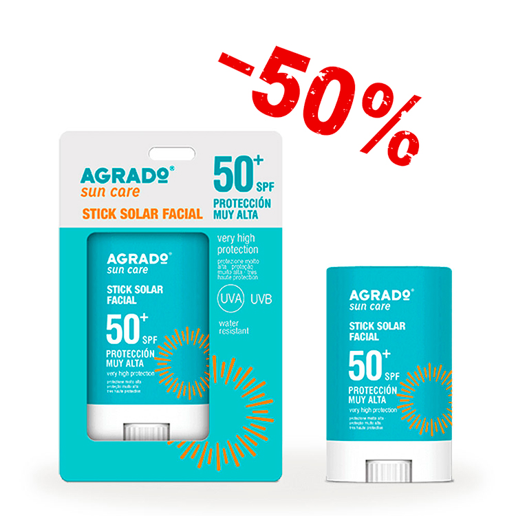 AGRADO STICK SOLAR FACIAL SPF50+ 15ML
