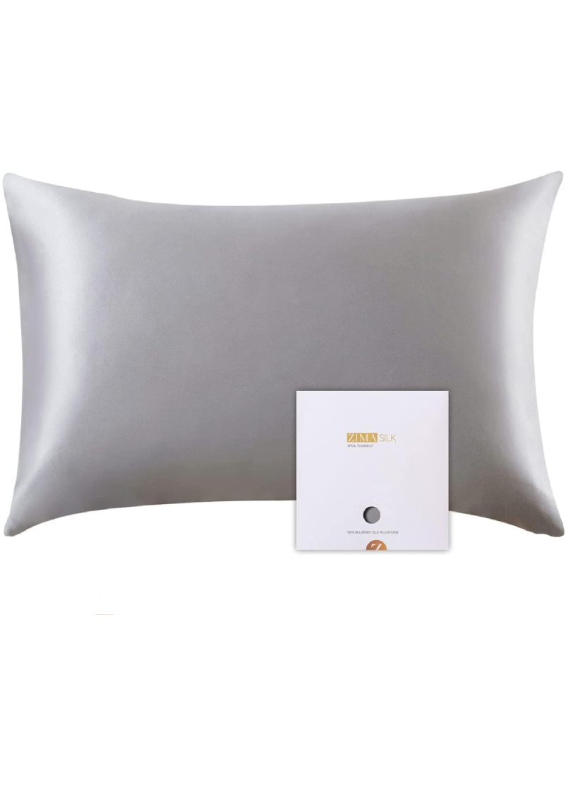 ZIMASILK FUNDA DE ALMOHADA MOMME 100% DE SEDA TAMAÑO KING