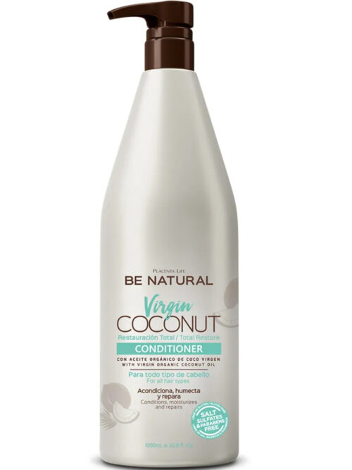 BE NATURAL VIRGIN COCONUT ACONDICIONADOR  1LT
