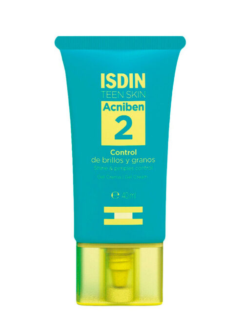 ISDIN ACNIBEN TEEN SKIN GEL CREMA CONTROL DE BRILLOS Y GRANOS DE 40ML