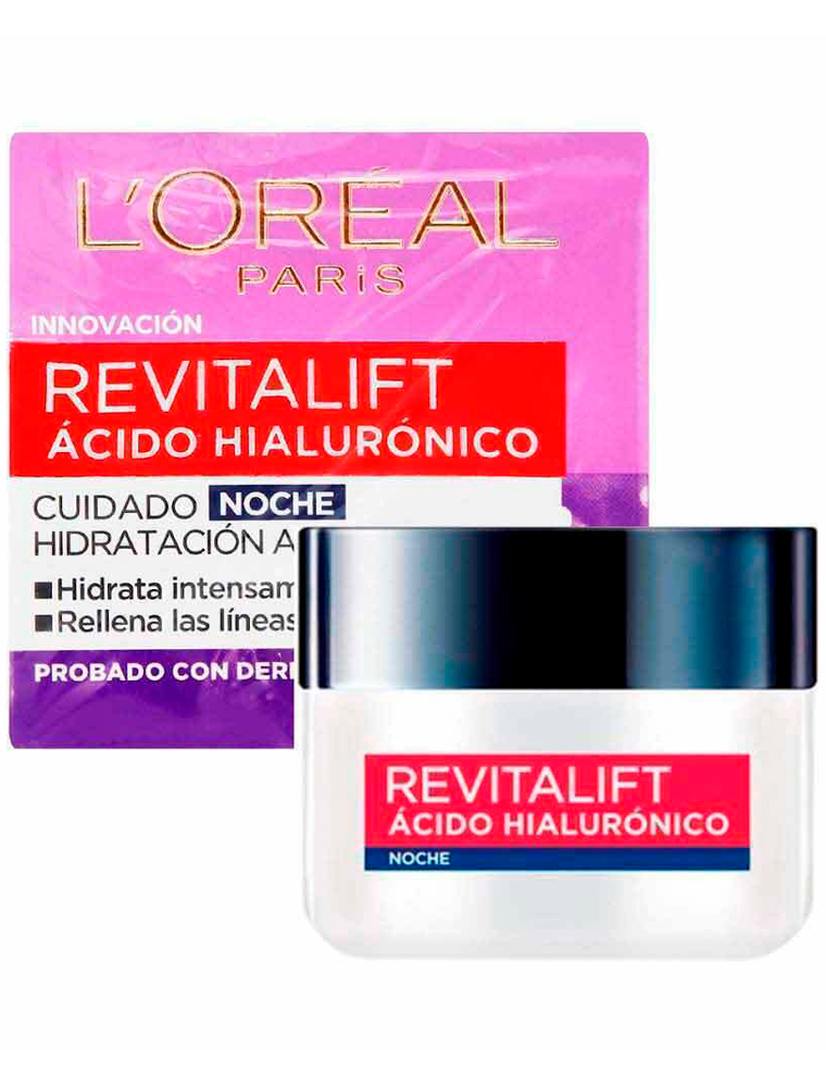 LOREAL CREMA REVITALIFT ACIDO HIALURONICO NOCHE 50ML