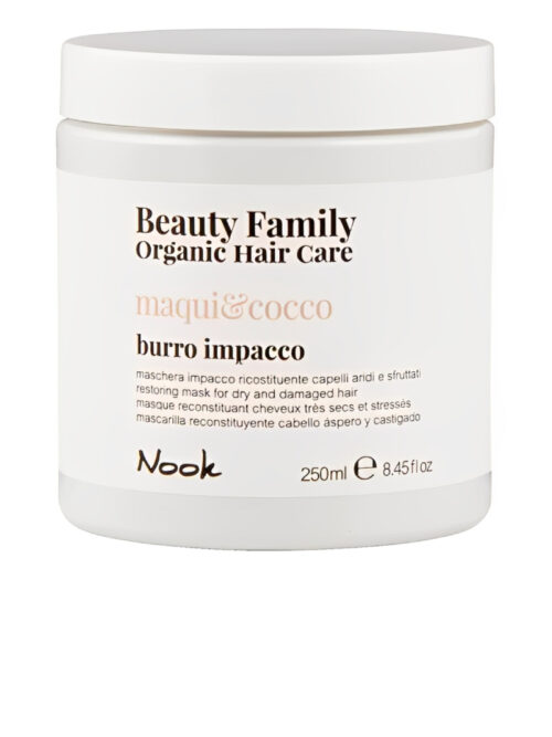 NOOK BEAUTY FAMILY MASCARILLA CAPILAR ORGANIC MAQUI&COCCO BURRO IMPACCO 250ML