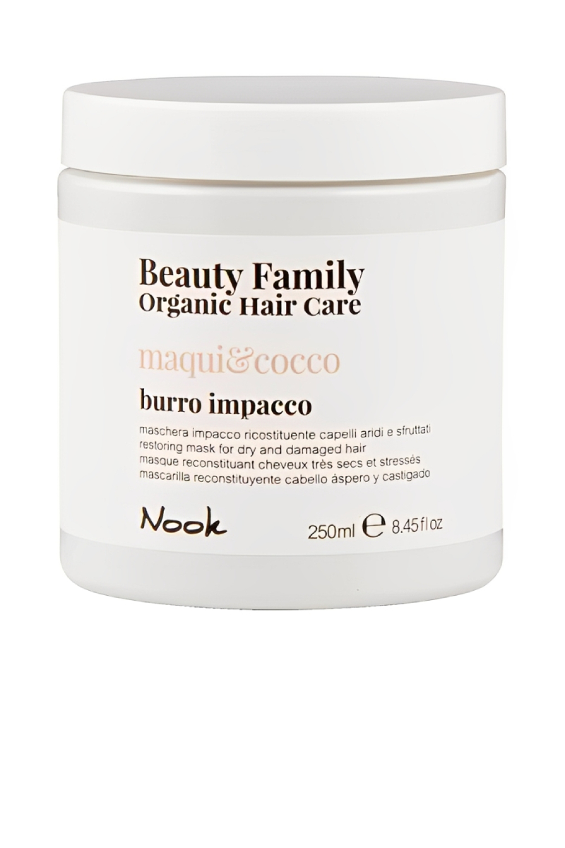 NOOK BEAUTY FAMILY MASCARILLA CAPILAR ORGANIC MAQUI&COCCO BURRO IMPACCO 250ML