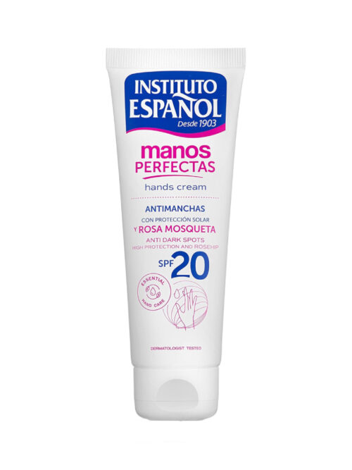 INSTITUTO ESPAÑOL CREMA ANTIMANCHAS CON ROSA MOSQUETA + SPF 20 MANOS PERFECTAS 75ML