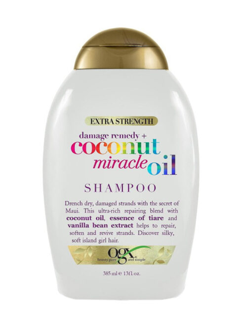 OGX SHAMPOO EXTRA STRENGTH DAMAGE REMEDY + COCONUT MIRACLE OIL 385ML