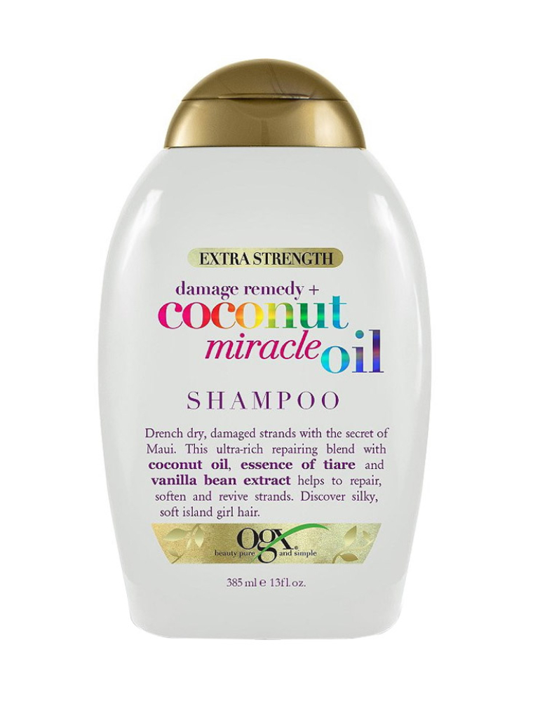 OGX SHAMPOO EXTRA STRENGTH DAMAGE REMEDY + COCONUT MIRACLE OIL 385ML