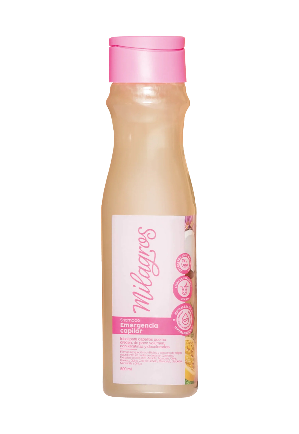 MILAGROS SHAMPOO EMERGENCIA CAPILAR 500ML