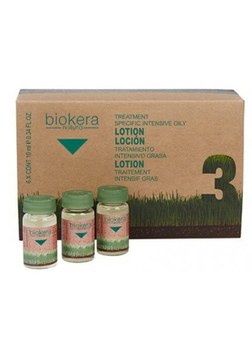 SALERM BIOKERA NATURA TRATAMIENTO INTENSIVO GRASA 6 X 10ML