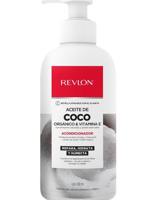 REVLON ACONDICIONADOR ACEITE DE COCO ORGÁNICO Y VITAMINA E 700ML