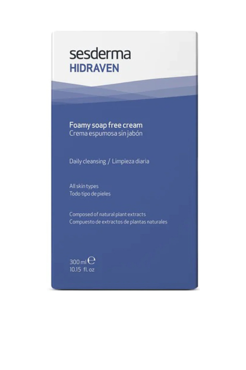 SESDERMA HIDRAVEN CREMA ESPUMOSA SIN JABÓN 300ML - Imagen 2