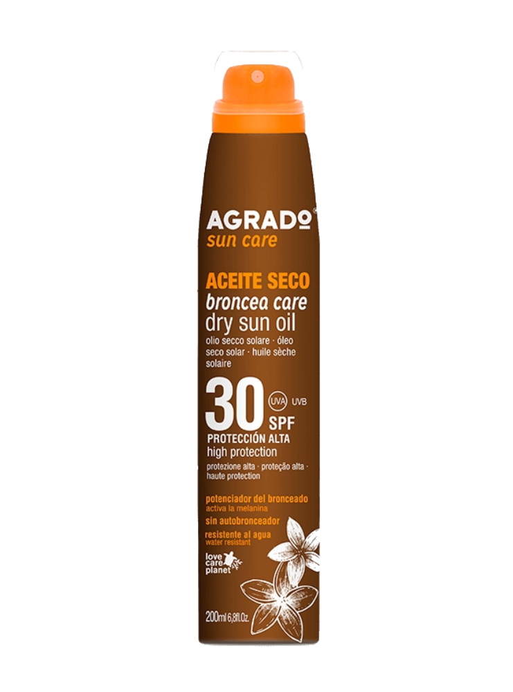 AGRADO ACEITE SECO EN BRUMA POTENCIADOR DEL BRONCEADO SPF30 200ML