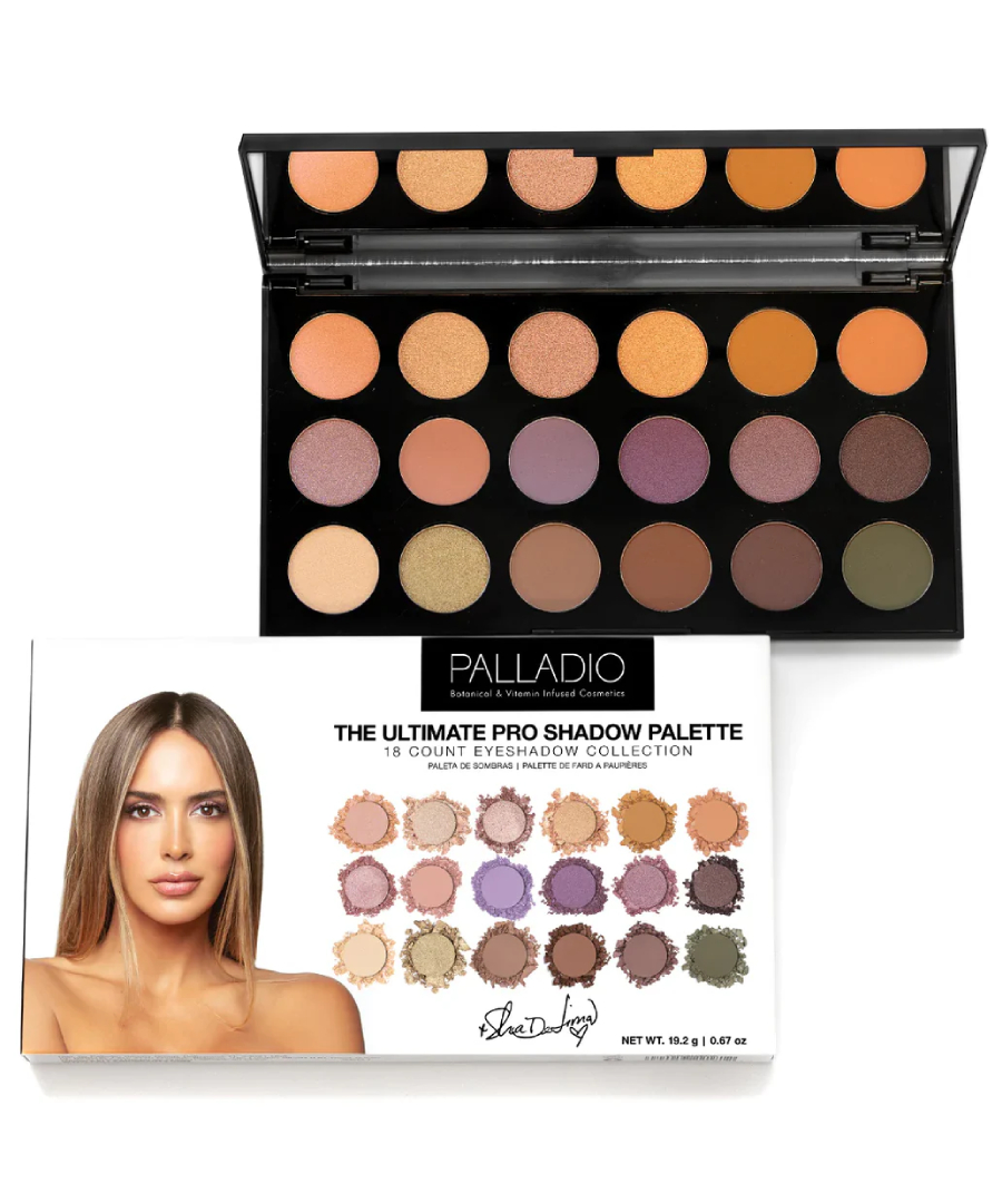 PALLADIO THE ULTIMATE PRO SHADOW 18 COUNT PALETTE