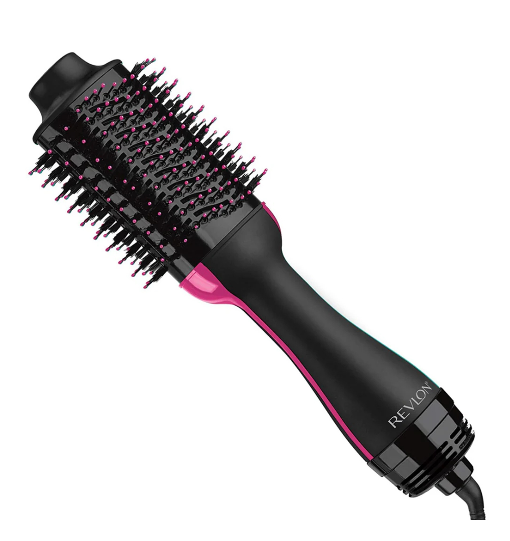 REVLON CEPILLO SECADOR NEGRO CON ROSADO