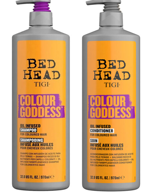 TIGI BED HEAD COLOUR GODDESS SHAMPOO+ACONDICIONADOR 970ML