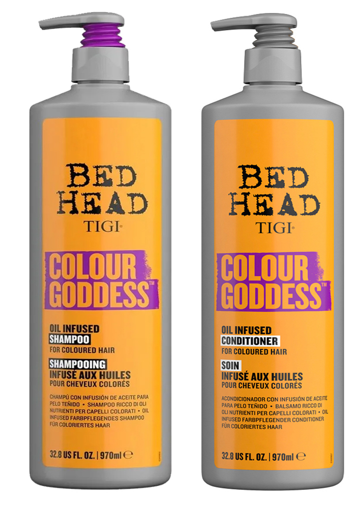 TIGI BED HEAD COLOUR GODDESS SHAMPOO+ACONDICIONADOR 970ML