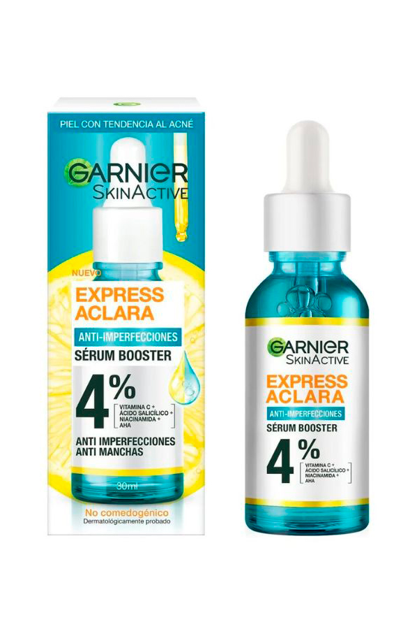 GARNIER SERUM BOOSTER ANTI-IMPERFECCIONES EXPRESS ACLARA 30ML - Imagen 2