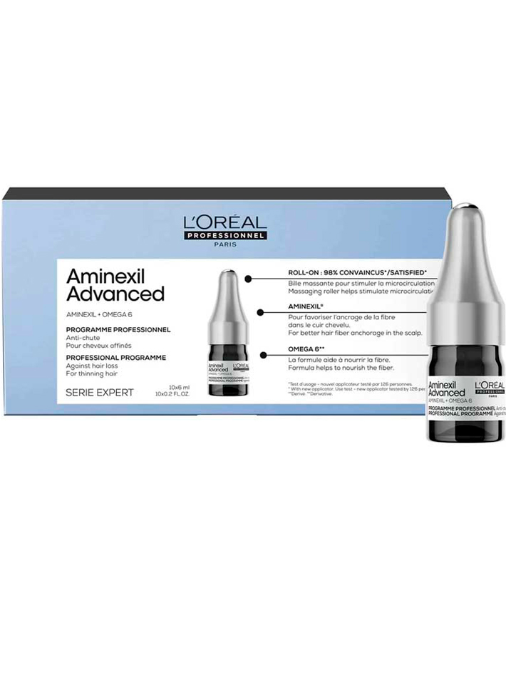 LOREAL SERIE EXPERT AMPOLLAS ANTICAÍDA AMINEXIL ADVANCED 10 UDS X 6ML