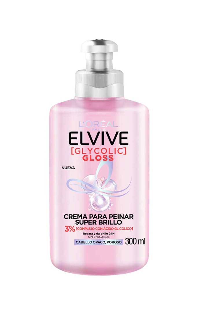 ELVIVE CREMA PARA PEINAR GLYCOLIC GLOSS 300ML