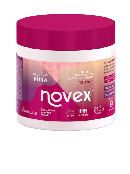 NOVEX BELLEZA PURA CREMA HIDRATANTE 12 EN 1 210GR