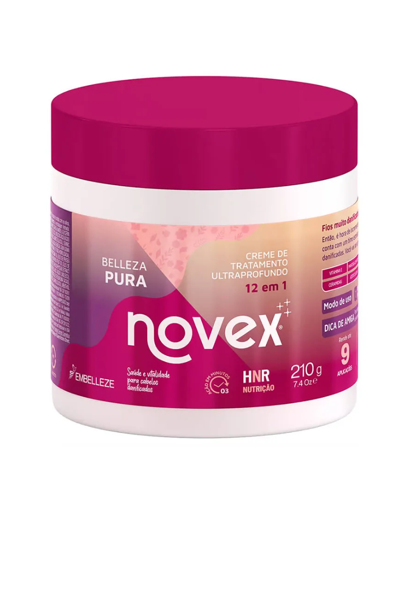 NOVEX BELLEZA PURA CREMA HIDRATANTE 12 EN 1 210GR