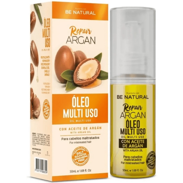 BE NATURAL ELIXIR MULTIUSOS REPAIR ARGÁN CABELLOS MALTRADOS 50ML