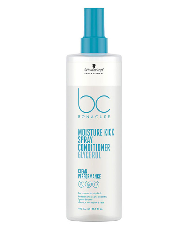 SCHWARZKOPF BONACURE MOISTURE KICK SPRAY ACONDICIONADOR GLYCEROL 400ML