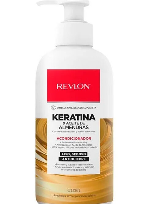 REVLON ACONDICIONADOR KERATINA Y ACEITE DE ALMENDRAS 700ML