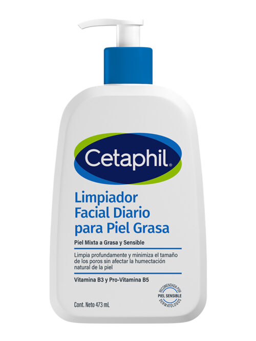 CETAPHIL LIMPIADOR FACIAL PIEL GRASA DÍA 473ML