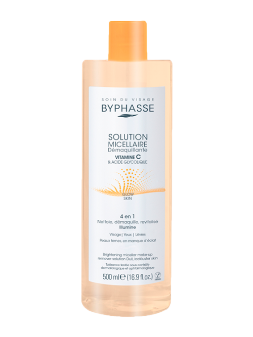 BYPHASSE MICELLAR MAKE-UP REMOVER SOLUTION VITAMIN C 500ML