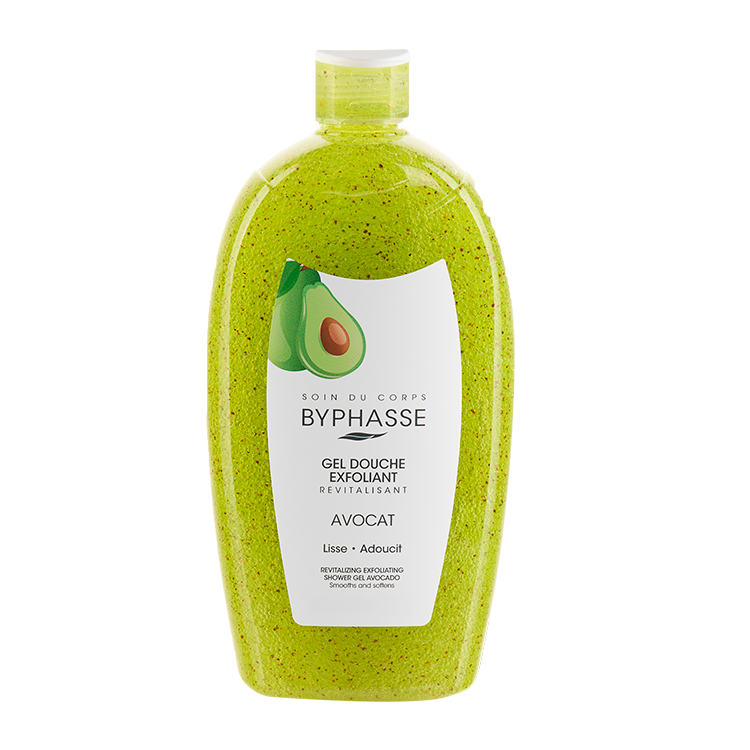 BYPHASSE GEL DE DUCHA EXFOLIANTE AGUACATE 750ML