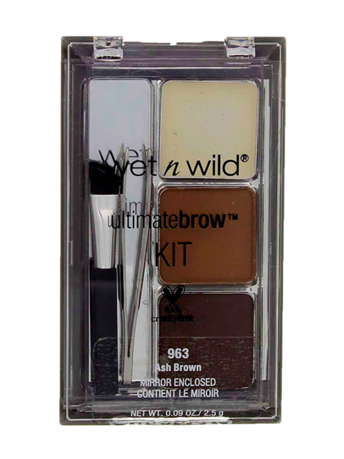 WET N WILD ULTIMATE BROW KIT 963 ASH BROWN