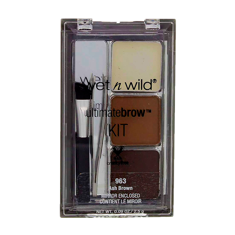 WET N WILD ULTIMATE BROW KIT 963 ASH BROWN