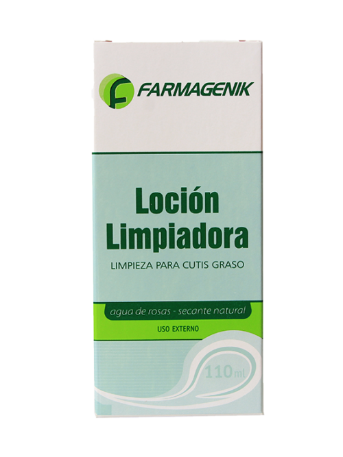 FARMAGENIK LOCION LIMPIADORA CON AGUA DE ROSAS 110ML