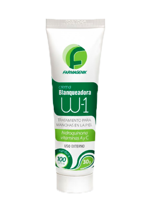 FARMAGENIK CREMA BLANQUEADORA W-1 30G