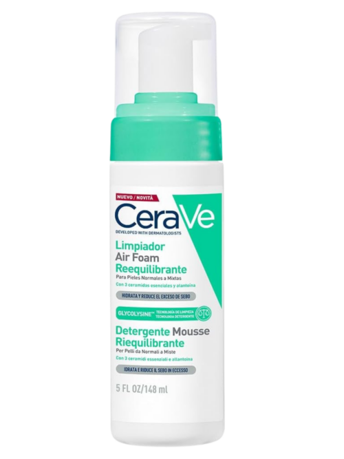CERAVE AIR FOAM LIMPIADOR REEQUILIBRANTE 148ML