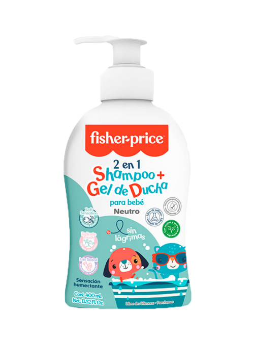 FISHER PRICE NEUTRO SHAMPOO BEBÉ 2 EN 1 400ML