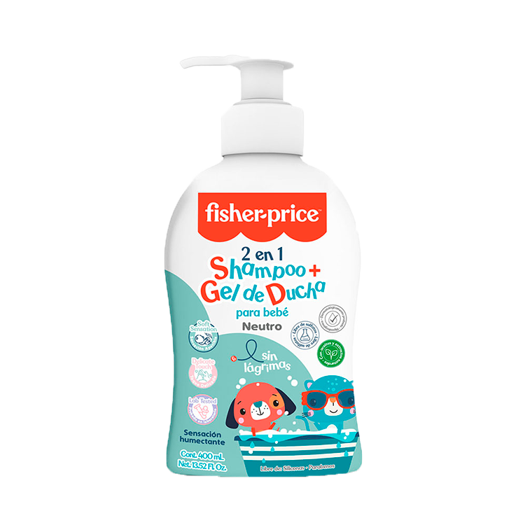 FISHER PRICE NEUTRO SHAMPOO BEBÉ 2 EN 1 400ML