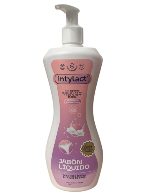 INTYLACT JABÓN LÍQUIDO PARA ROPA ÍNTIMA Y TRAJES DE BAÑO 400ML