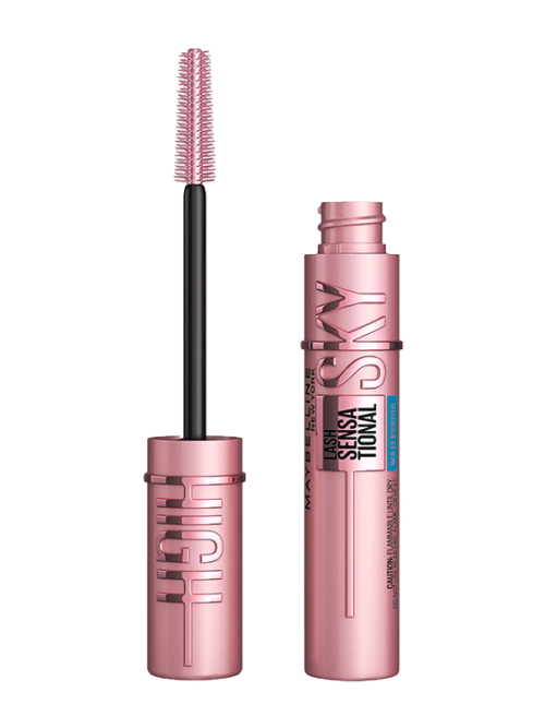 MAYBELLINE LASH SENSATIONAL SKY-HIGH WATERPROOF MASCARA- VERY BLACK