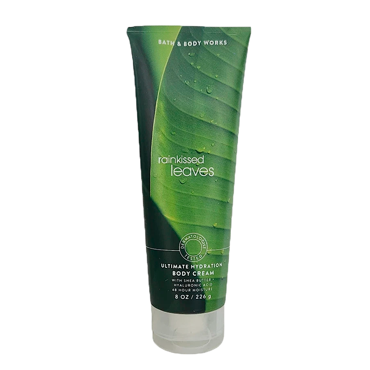 BATH & BODY WORKS RAINKISSED LEAVES TRIPLE MOISTURE BODY CREAM 226G