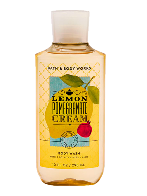 BATH & BODY WORKS LEMON POMEGRANATE CREAM BODY WASH 295ML
