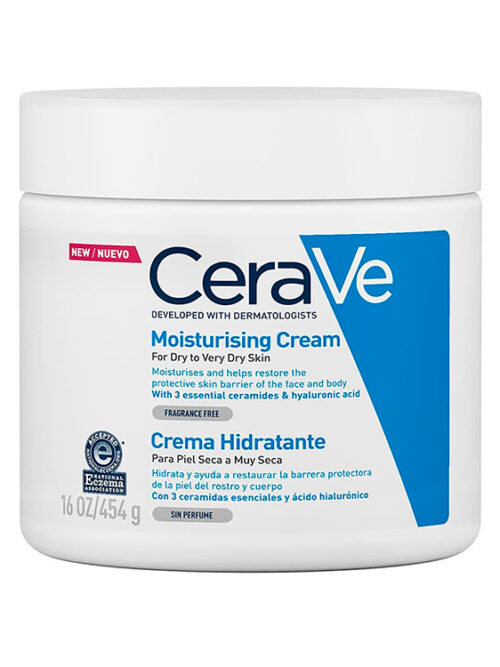 CERAVE CREMA HIDRATANTE FACIAL Y CORPORAL PARA PIEL SECA 454G