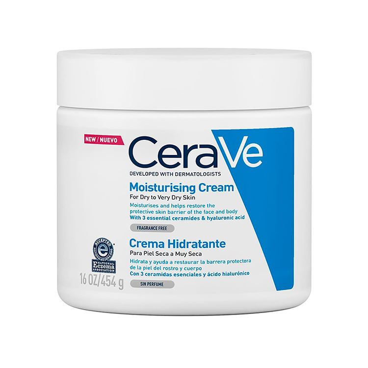 CERAVE CREMA HIDRATANTE FACIAL Y CORPORAL PARA PIEL SECA 454G
