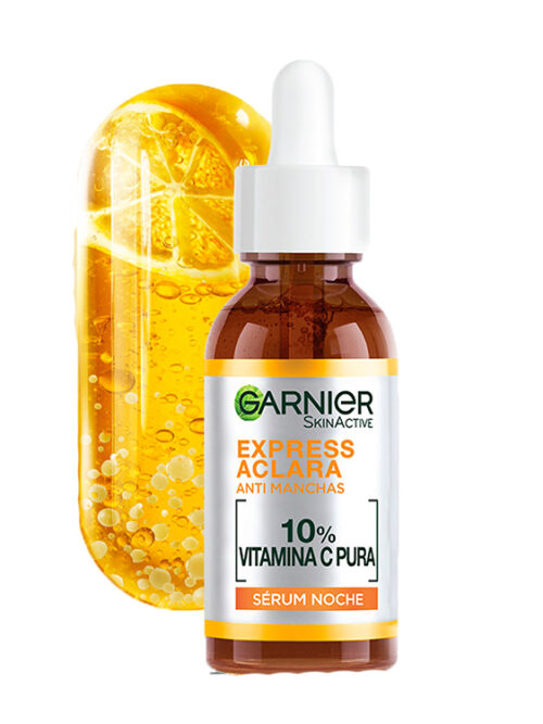 GARNIER SKIN SERUM ACTIVE EXPRESS ACLARA VITAMINA C NOCHE 30ML